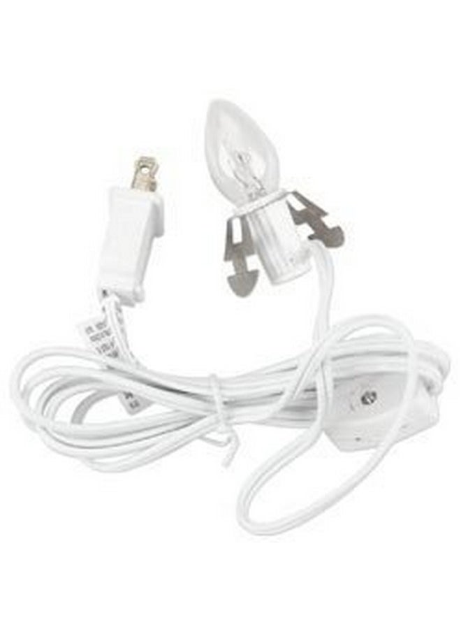 Darice - Designer Clip Light 6 Feet White 6402 (6-Pack) - Image 1