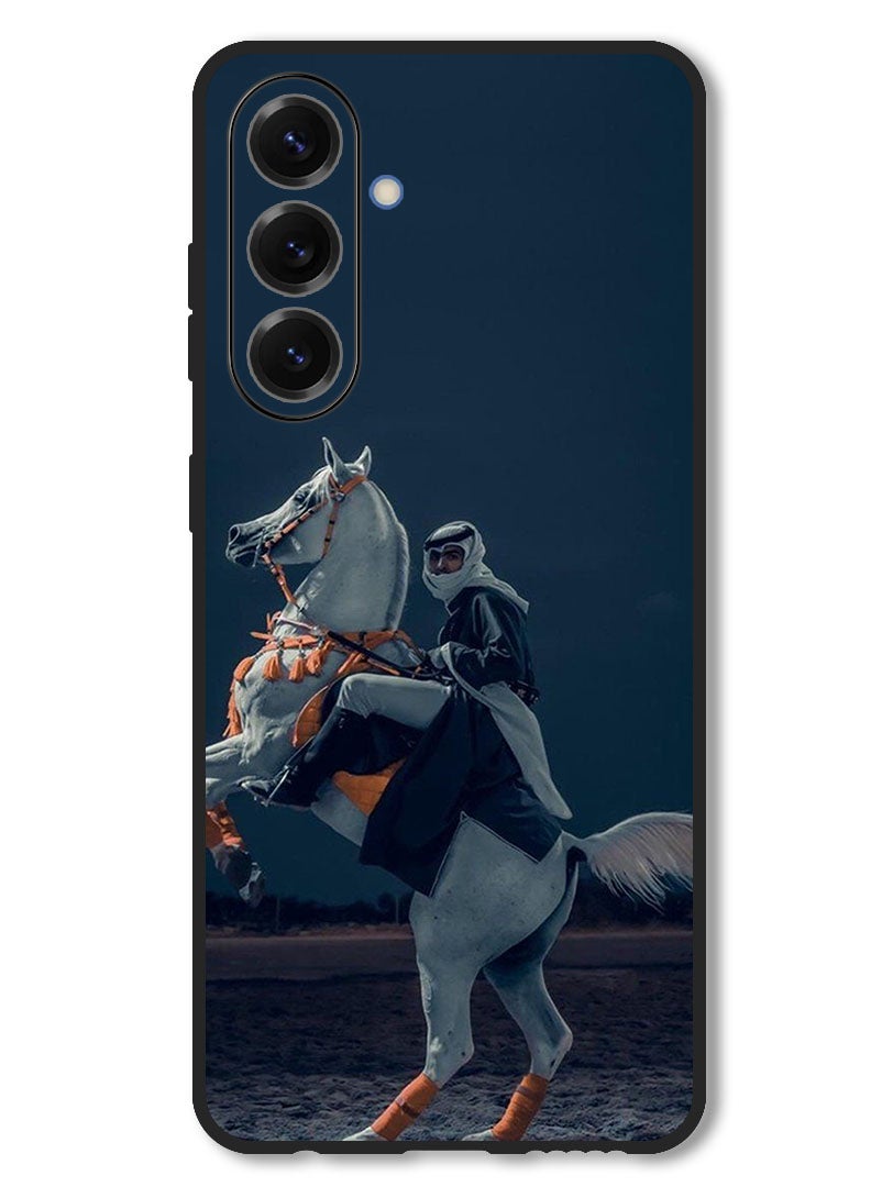 Theodor Case Compatible with Samsung Galaxy M56 6.74 Inch Protection Shockproof Bumper Cover Horse - Image 1