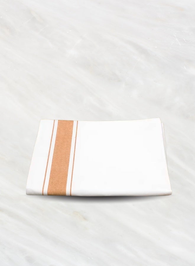 Pearl Coast Kitchen table covers White with pink green yellow stripe (50x70 cm) | pack of 24 - Image 2