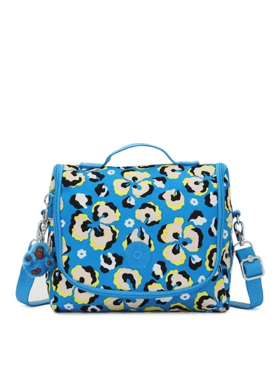 kipling New Kichirou Large Lunch Bag with Trolley Sleeve - Leopard Floral