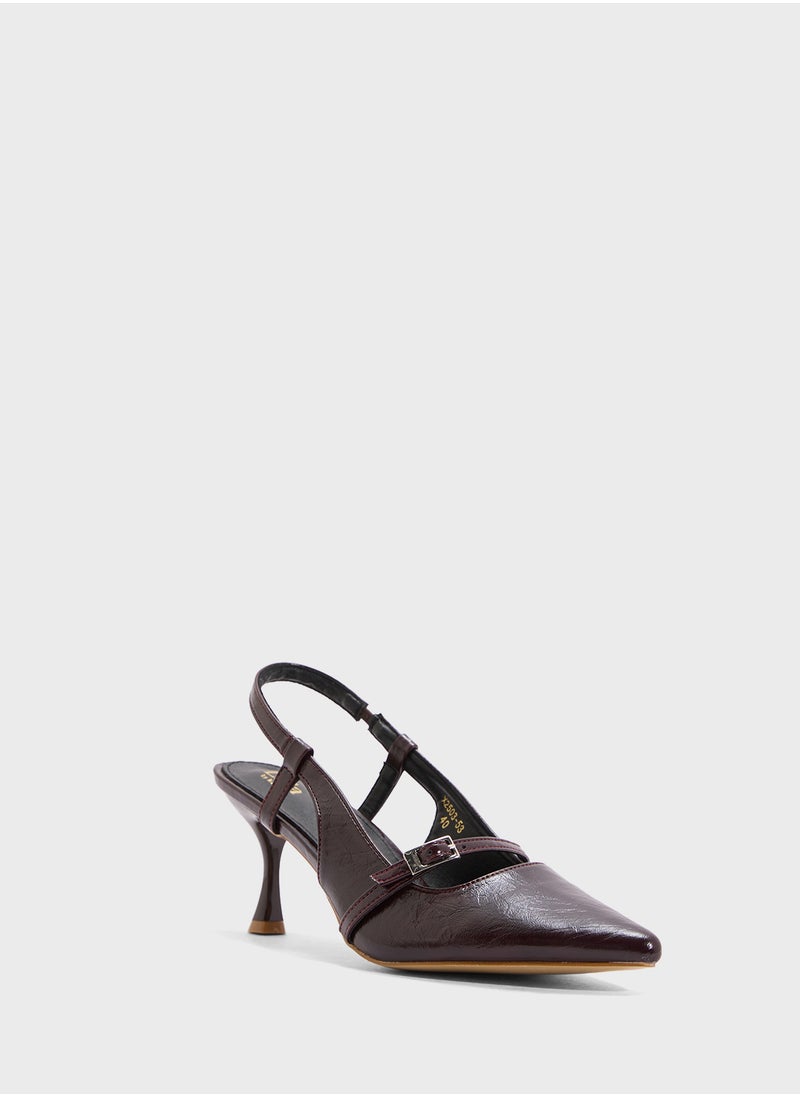 ELLA Sling Back Heeled Pump  - Image 2