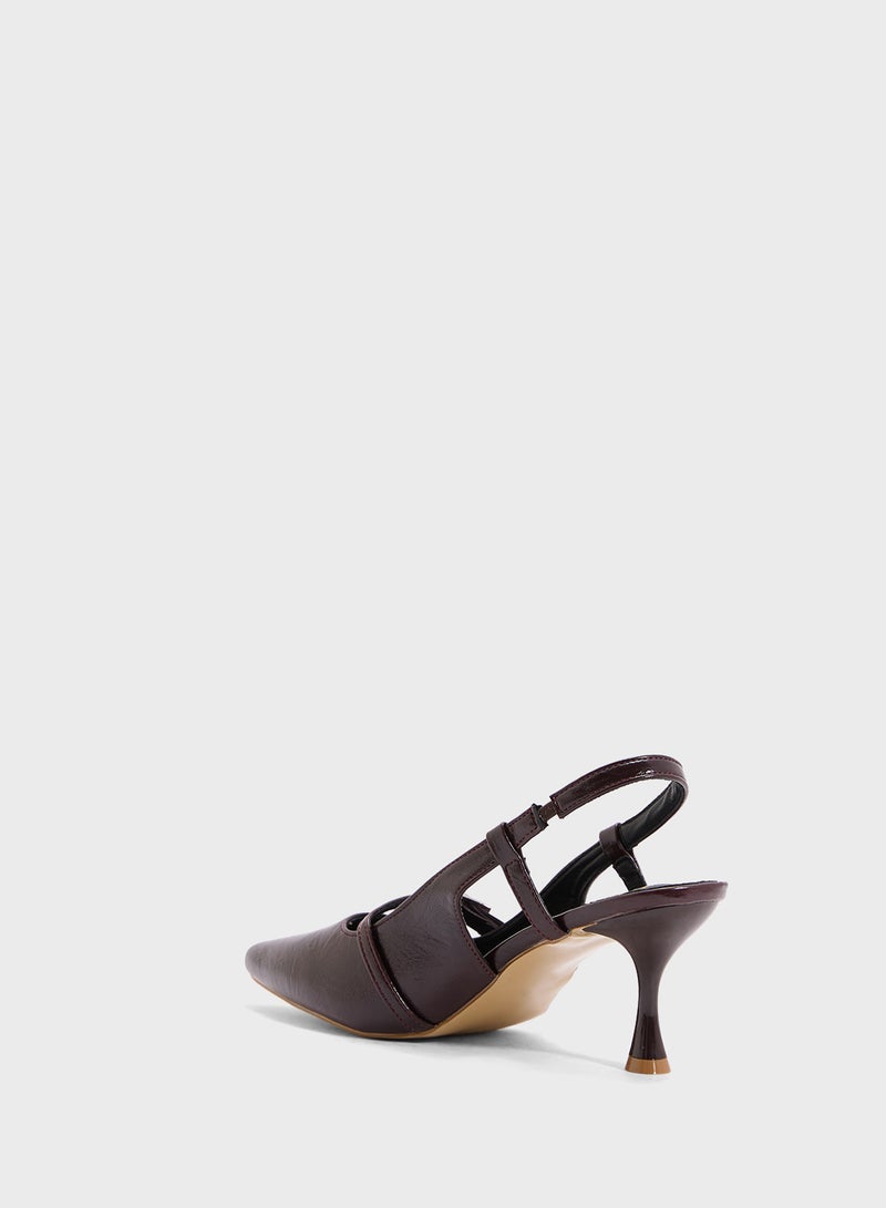 ELLA Sling Back Heeled Pump  - Image 3