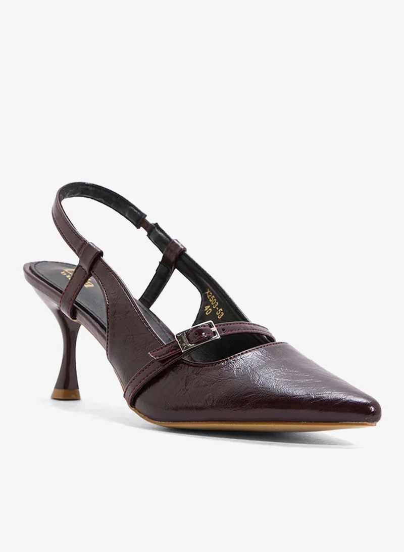 ELLA Sling Back Heeled Pump