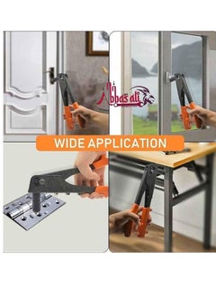 ABBASALI Heavy Duty Riveter Kit Professional Pop Rivet Gun with Assorted 40 Rivets  - Image 5