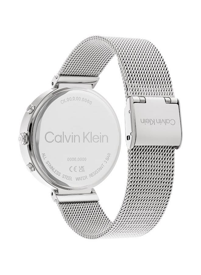 CALVIN KLEIN Women's Analog Round Shape Stainless Steel Wrist Watch 25200286 - 36.5 Mm  - Image 2