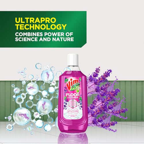 Vim Floor Cleaner: 1000ml | French Lavender with Sage | 100% Removal of stains for complete clean floors & long lasting fragrance - Image 3