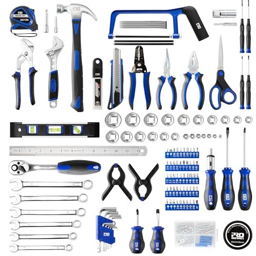 Prostormer Home Tool Kit, 259-Piece Household Hand Tool Set with Heavy Duty Aluminium Tool Box, Basic Toolkit for Home, RV, Car, Workshop and More - Image 2