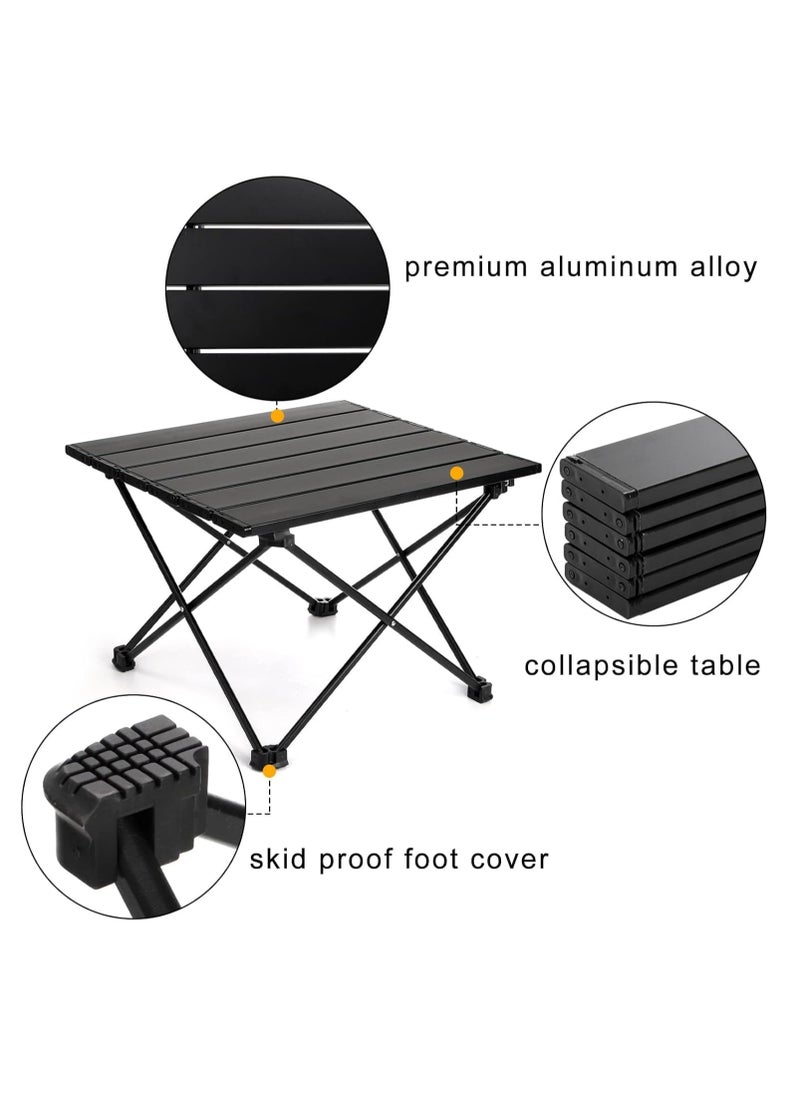 KUYING lightweight Outdoor Camping Folding Table - Black  - Image 2