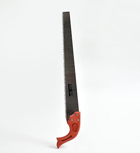 KRUFE 20-Inch Heavy-Duty Hand Saw for Wood Cutting – Razor Sharp, High Carbon Steel Blade with Precision Teeth – Ergonomic Non-Slip Handle for Comfort & Control – Ideal for Carpentry, Pruning - Image 4