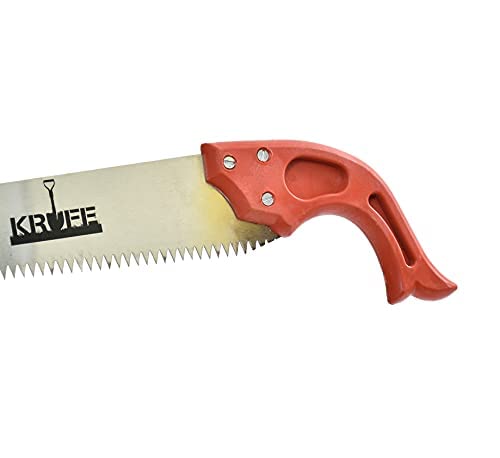 KRUFE 20-Inch Heavy-Duty Hand Saw for Wood Cutting – Razor Sharp, High Carbon Steel Blade with Precision Teeth – Ergonomic Non-Slip Handle for Comfort & Control – Ideal for Carpentry, Pruning - Image 5