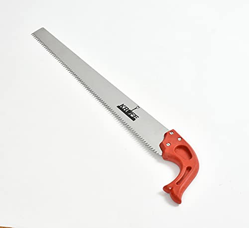 KRUFE 20-Inch Heavy-Duty Hand Saw for Wood Cutting – Razor Sharp, High Carbon Steel Blade with Precision Teeth – Ergonomic Non-Slip Handle for Comfort & Control – Ideal for Carpentry, Pruning - Image 1