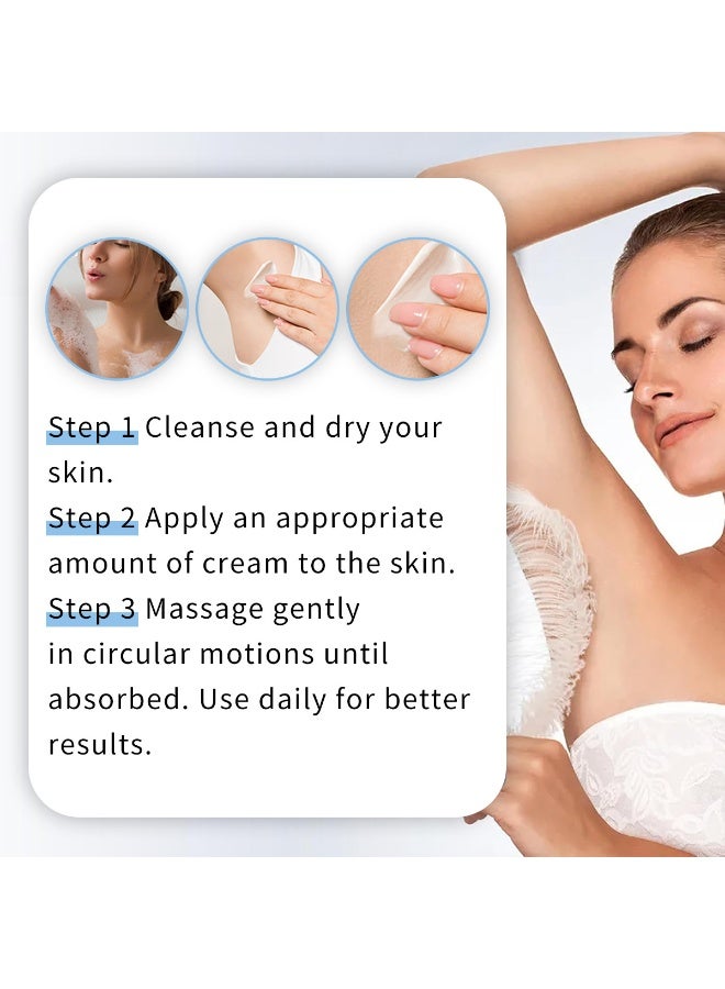 BARUBT Underarm Deodorant, Brightening and Moisturizing Cream for Brightening and Smoothing Underarms 30g - Image 5