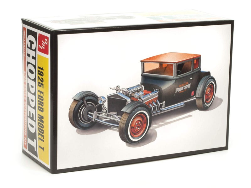 AMT Unknown 1925 Ford T Chopped 1:25 Scale Model Kit, Neutral (AMT1167) - Image 1