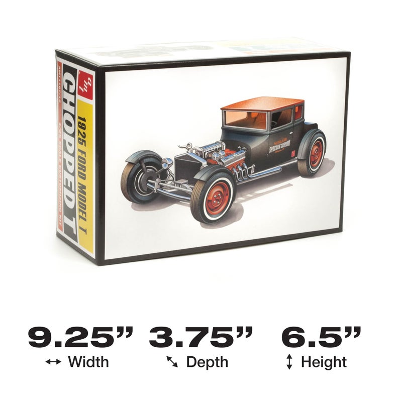 AMT Unknown 1925 Ford T Chopped 1:25 Scale Model Kit, Neutral (AMT1167) - Image 5