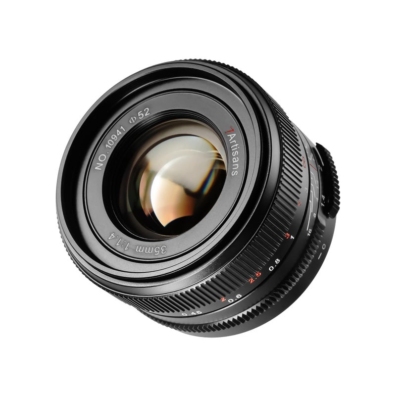 7artisans 35mm F14 Mark Full Frame Manual Focus Prime Lens Large Aperture Compatible with L Mount Mirrorless CameraBlack - Image 2