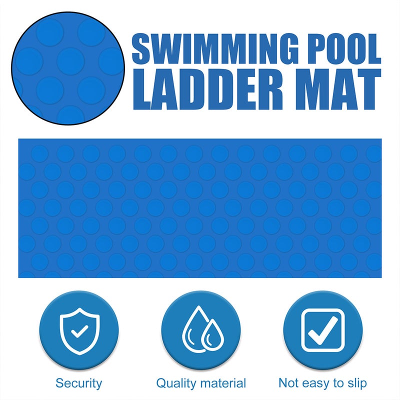 Swimming Pool Ladder Mat Non- Pool Stair Mat Pool Ladder Protective Mat - Image 1