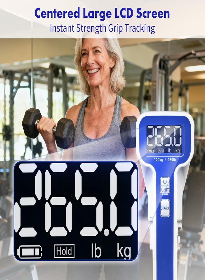 Handexer Grip Strength Tester, Digital Hand Dynamometer FDA Registered with Backlit LCD for Grip Strength Testing and Training - Image 4