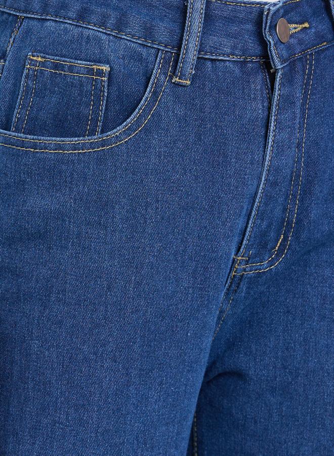 ستايلي جينز بأرجل واسعة وخصر عالي - Image 3