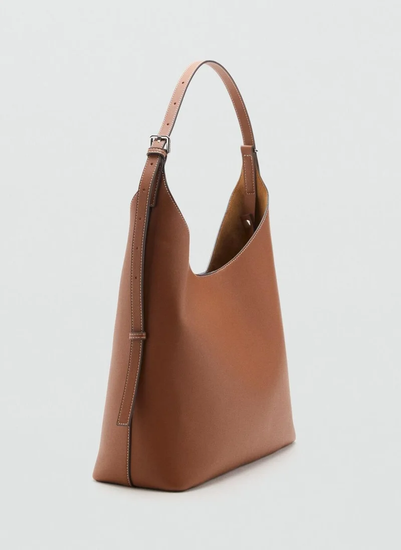مانجو Shopper bag with buckle