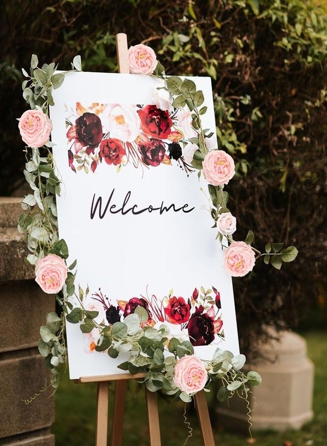 IPOPU Real Touch Rose Artificial Flowers 5PCS Faux Pink Peonies Realistic Roses with Stem for Wedding Bouquet Party Home Decor (Pink) - Image 5