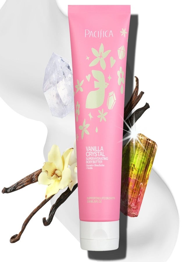 Pacifica Vanilla Crystal Body Butter Lotion – Super Hydrating Moisturizer for Dry Skin, Rich Shea Butter & Vitamin E Formula, Vegan, Cruelty-Free, Clean Beauty, Vanilla Scent, 6 oz - Image 1