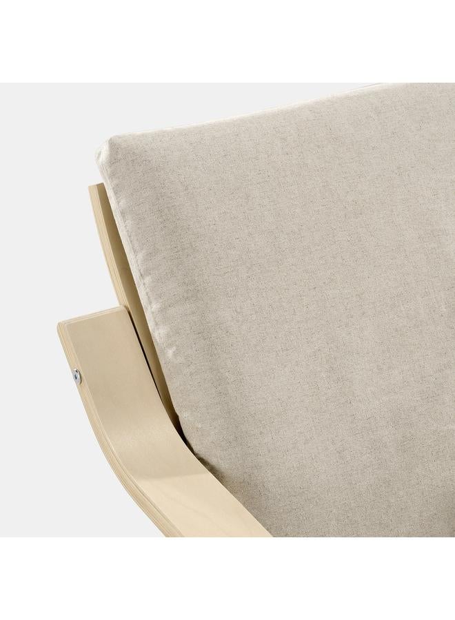 erorex Armchair cushion with low back, Katorp natural colour/beige - Image 5