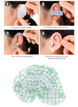 Biterse 20 Pieces Waterproof Ear Protector Adhesive Tape Set  - Image 1