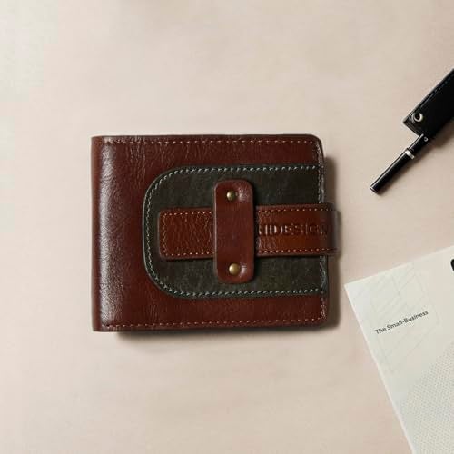 Hidesign Men Tan/Olive Fort Worth W2 Casual Bi-Fold M - Image 3