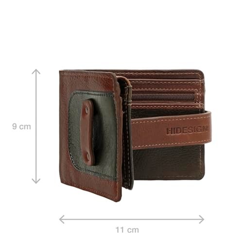 Hidesign Men Tan/Olive Fort Worth W2 Casual Bi-Fold M - Image 2