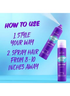 Aussie Aussie Instant Freeze Hair Spray for Extreme Hold, Infused with Jojoba Oil & Sea Kelp, Long-Lasting All-Day Hold, Fresh Citrus Scent, Safe for All Hair Types, 10 Fl Oz, 3 Pack  - Image 5