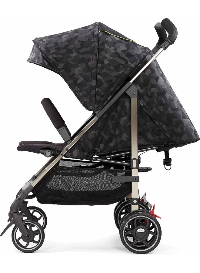 Diono ديونو فليكس، عربة مظلة جاهزة للمدينة، تمويه أسود - Image 4