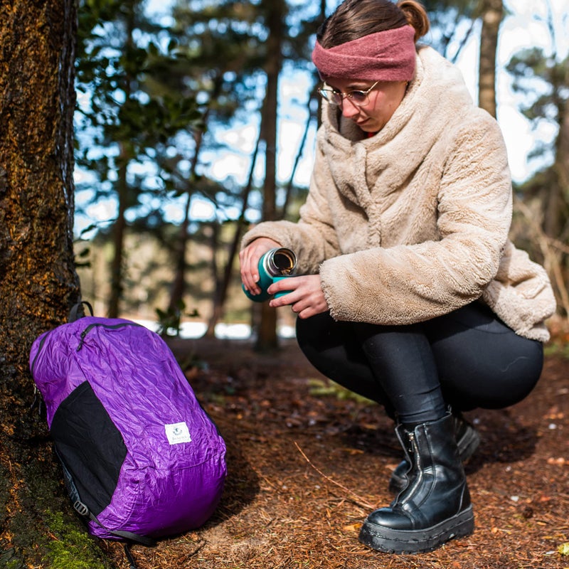4Monster Hiking Daypack,Water Resistant Lightweight Packable Backpack for Travel Camping Outdoor (Purple, 24L) - Image 5