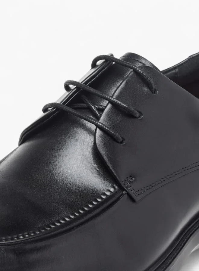 Le Confort Men Solid Lace-Up Derby Shoes