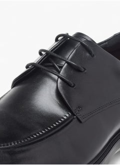 Le Confort Men Solid Lace-Up Derby Shoes  - Image 4