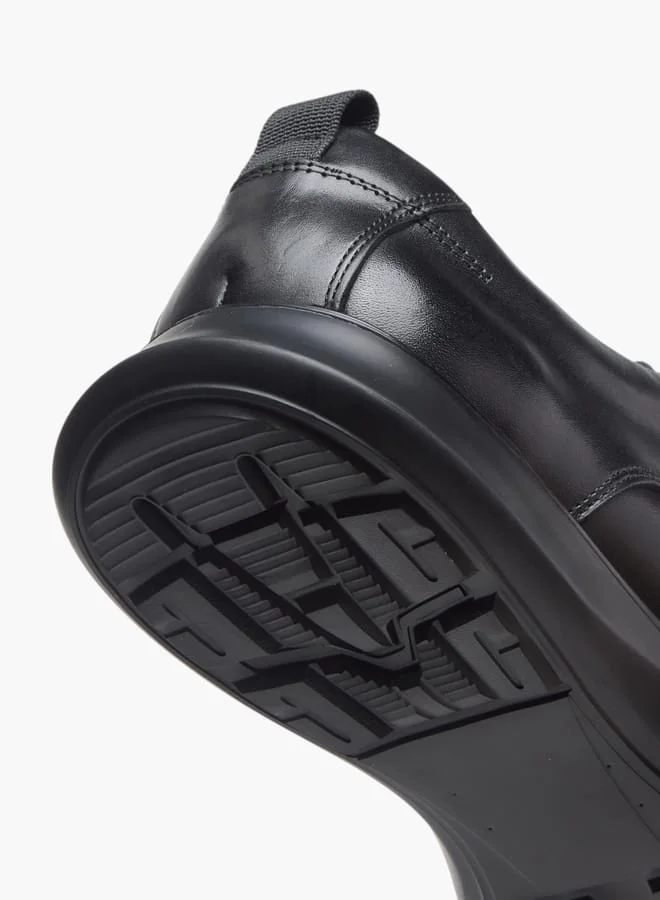 Le Confort Men Solid Lace-Up Derby Shoes