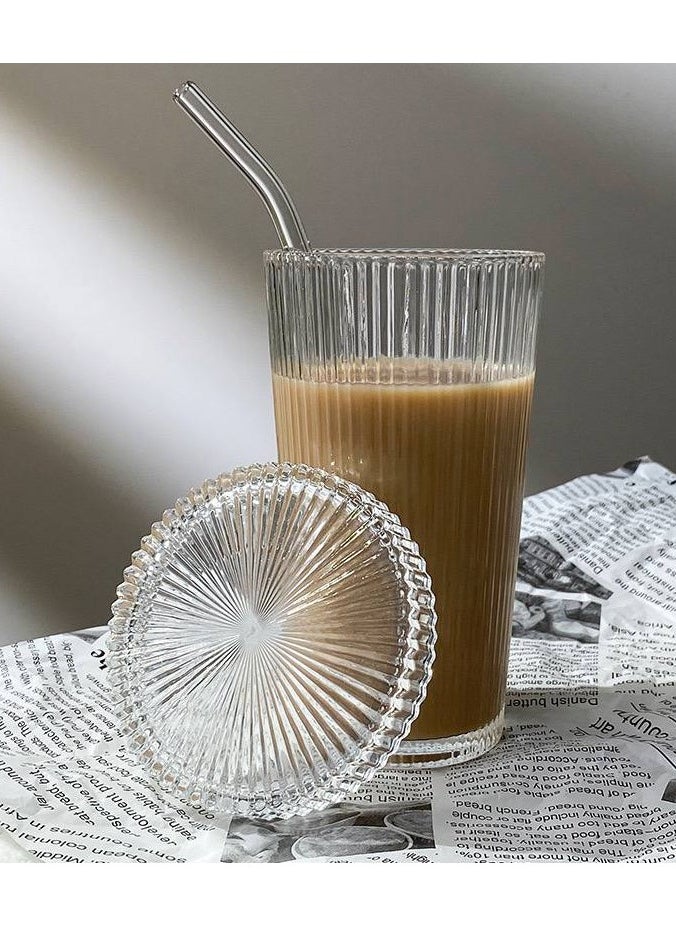 Generic - Crystal iced coffee cup with lid and coaster - Image 1