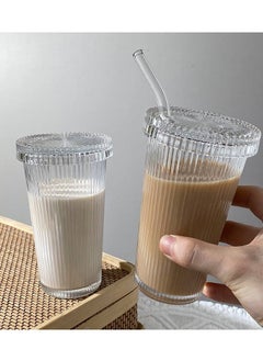 Generic Crystal iced coffee cup with lid and coaster  - Image 3