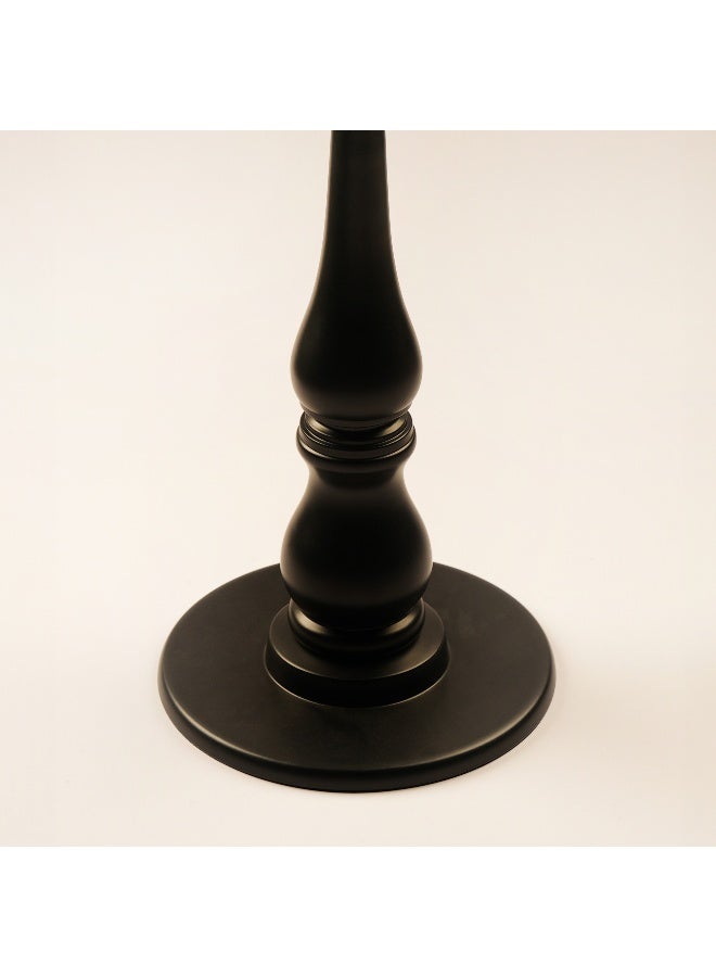 Homez زخرفة رمضانية معدنية بتصميم عربي مزخرف، أسود 66*20*20 سم - Image 3