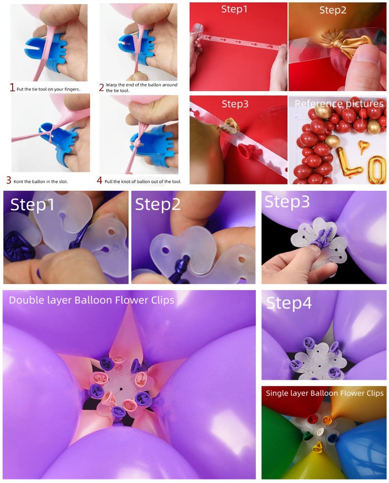 Jiesky 8 Sets 28 Inch Balloon Stand Kits, Balloon Sticks with Base For Table Floor Graduation Baby Shower Happy Birthday Engagement Fiesta Party Decorations Class - Image 4