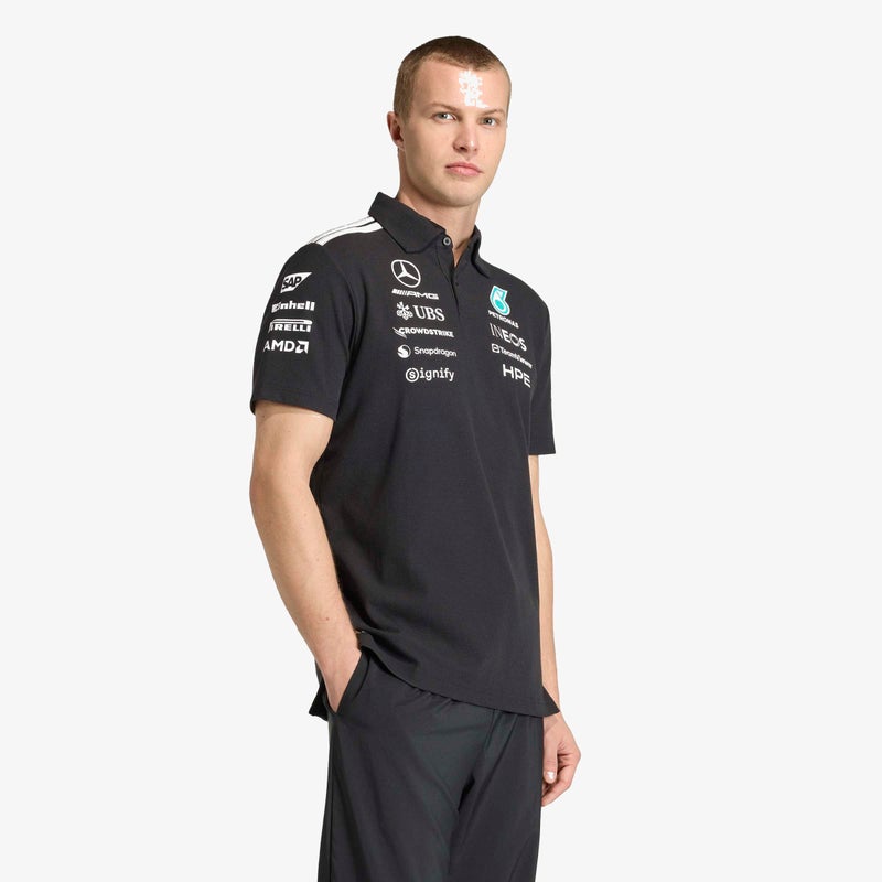 Adidas MERCEDES - AMG PETRONAS FORMULA 1 TEAM ENGINEERS POLO Shirt - Image 2