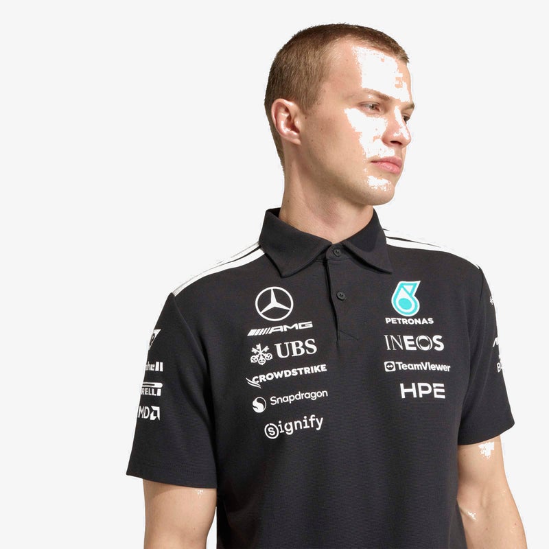 Adidas MERCEDES - AMG PETRONAS FORMULA 1 TEAM ENGINEERS POLO Shirt - Image 5