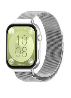 Generic Suitable for Huawei Watch Fit 3 metal Milanese Magnetic Loop Watch Strap  - Image 1