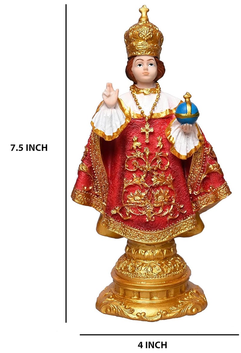 KariGhar Infant JesusChild Jesus Christ Idol Perfect for Car DashboardPrayer RoomDrawing RoomBedroomGifting Decoration A0012K 75 x 10 x 19 CM - Image 2