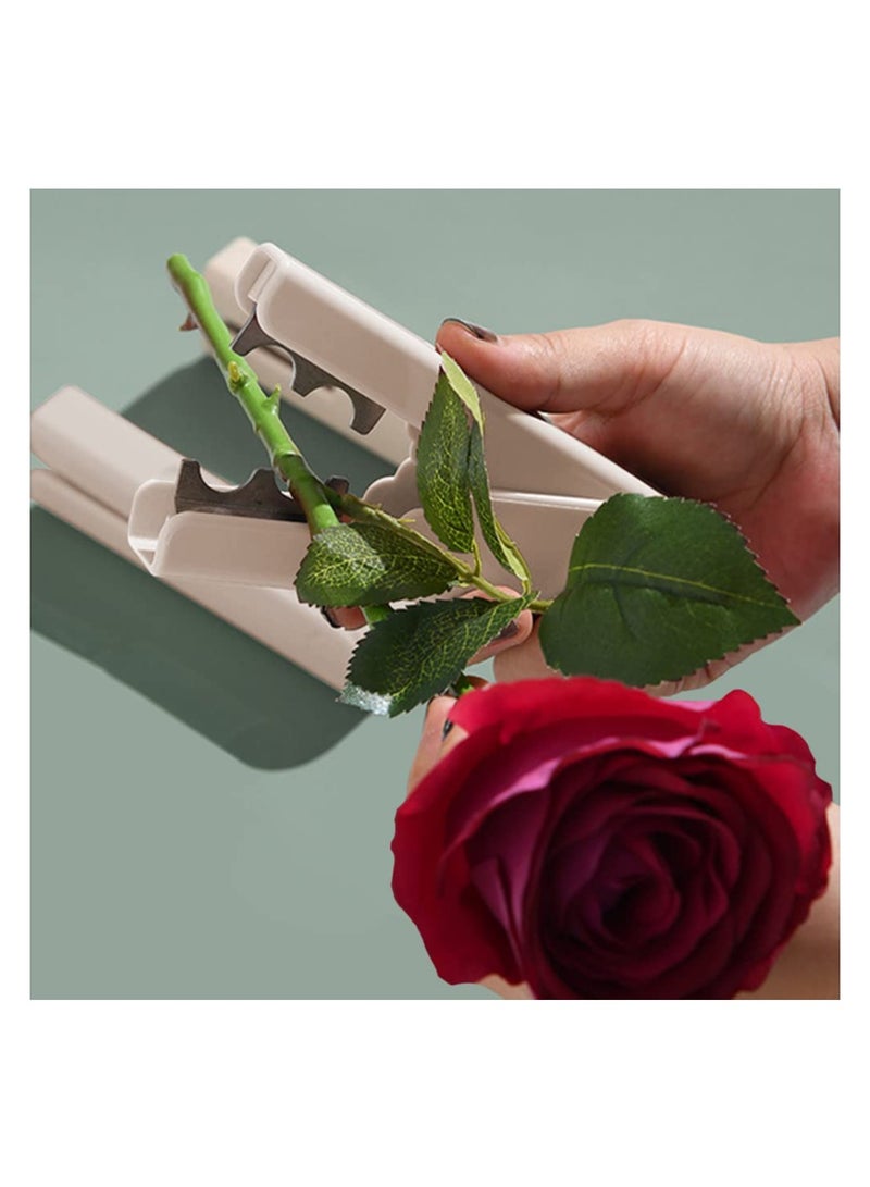 SYOSI , 2pcs Roses Thorn Stripper Tool, Flowers Deburring Clips, Remover Leaves Professional Tree Pruner Hand Tools, Rose Removing Burrs Pliers, for DIY Bouquet, Garden Florist Tool - Image 3