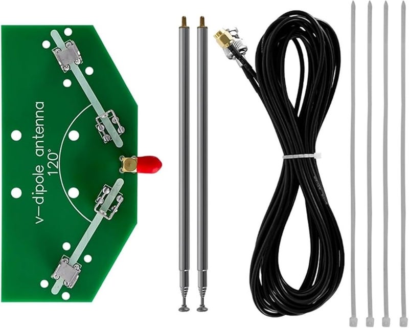 DIY 137MHz V Dipole Antenna Kit For FM Aviation With 6M Cable And PCB Module - Image 2