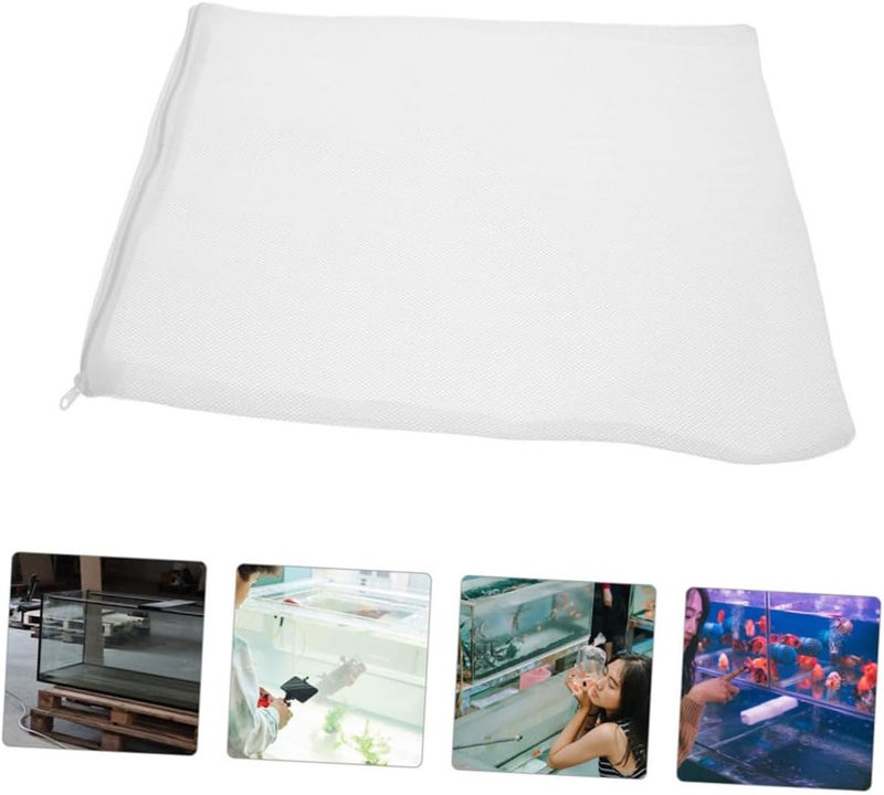 24pcs Polyester Zipper Filter Media Bags 14x20cm Fine Mesh Aquarium Filter Bags for Fish Tank Media Storage and Reusable Filtration Accessories - Image 5