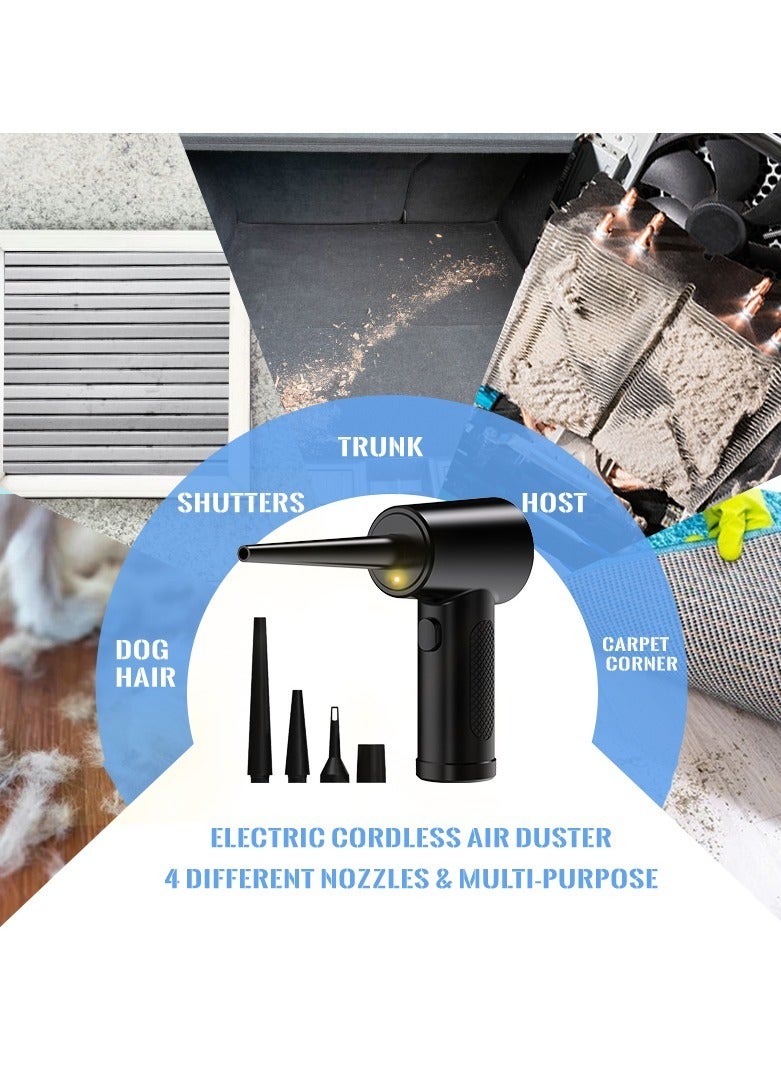 Beauenty C4915 Compressed Air Duster For Computer Keyboard 51000 RPM USB Charging Mini Electric Cordless PC Car Cleaner Wireless Air Blower - Image 4