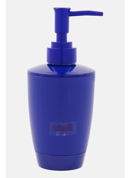 Sttelli Kaleidoscope Plastic Liquid Soap Dispenser, Blue  - Image 1