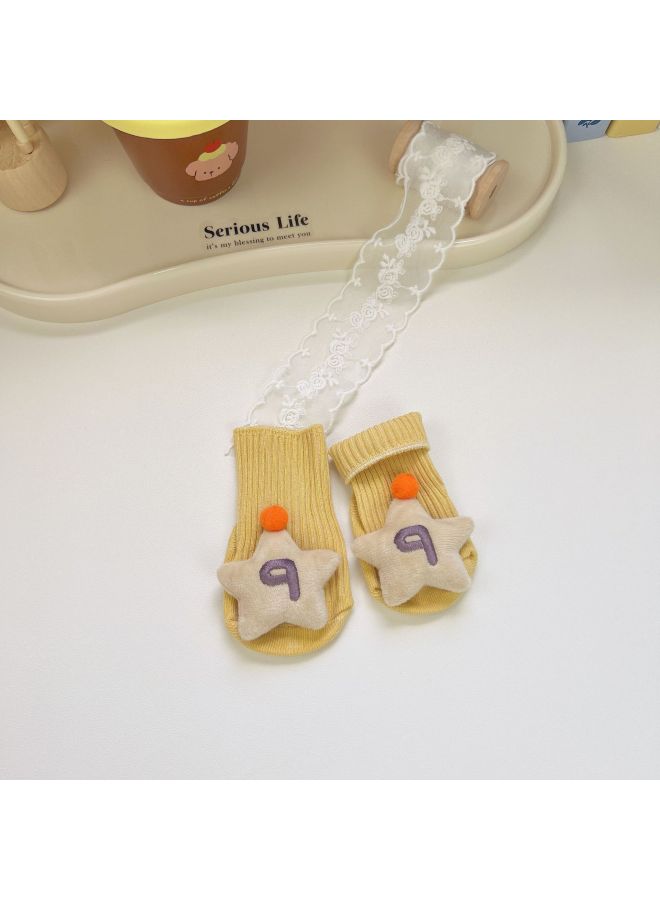 Double Needle Plush Children's Socks, All-season 3d Cartoon Plush Mid-calf Socks, Baby Non-slip Socks Manufacturer
