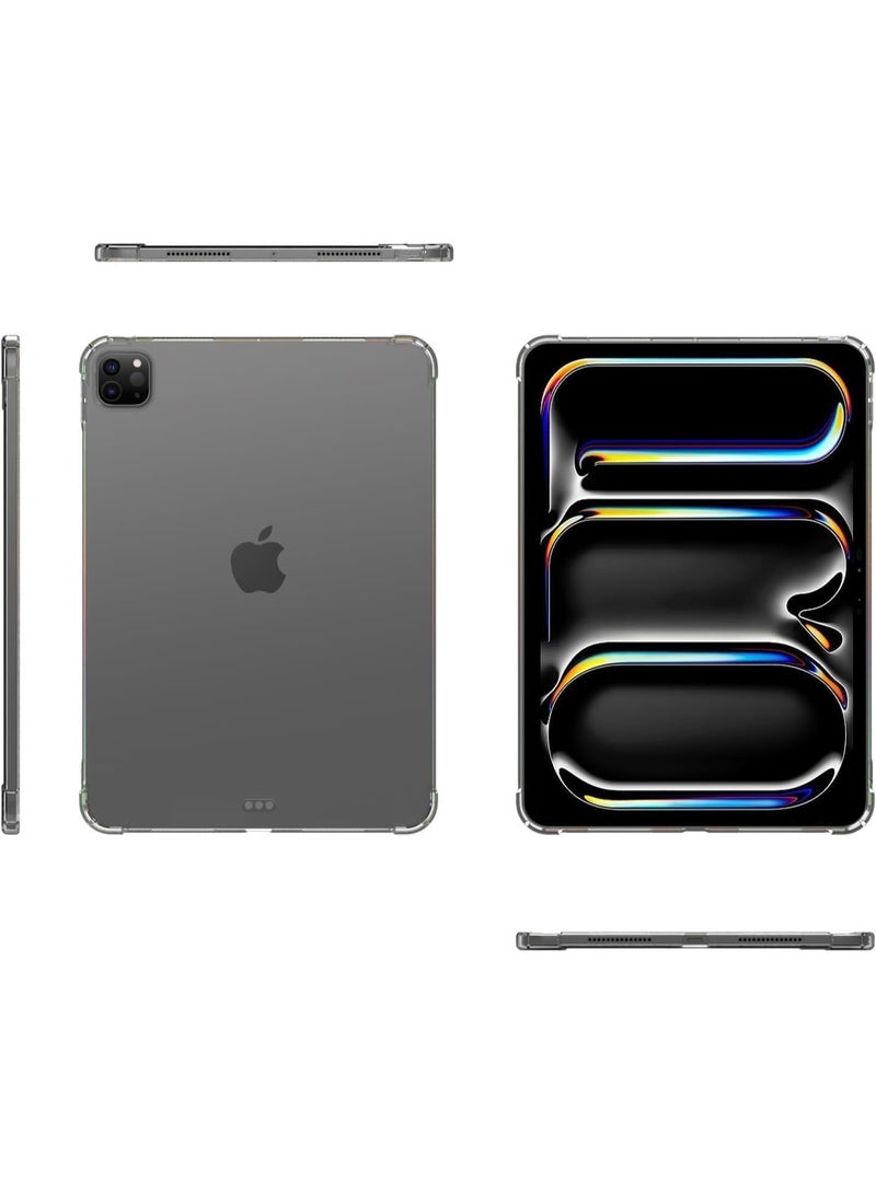 Lion Store Transparent Protective Case for 11-Inch iPad Pro 2024 (M4), Slim Air Hybrid Shockproof Case Made of Crystal Thermoplastic Polyurethane for 11-Inch iPad Pro 2024 - Image 5